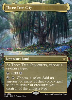 Three Tree City Summer Bloomburrow Seasonal Art
